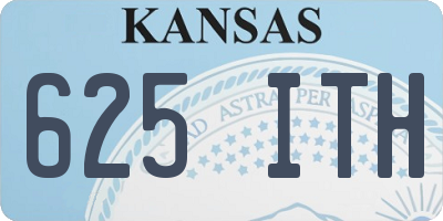 KS license plate 625ITH