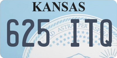 KS license plate 625ITQ