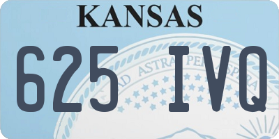 KS license plate 625IVQ