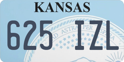 KS license plate 625IZL