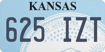 KS license plate 625IZT