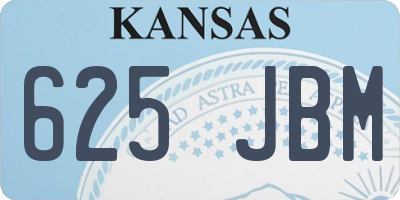 KS license plate 625JBM