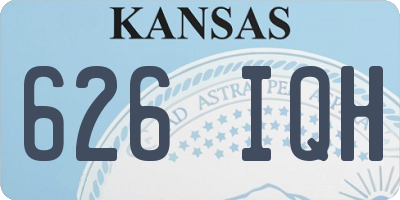 KS license plate 626IQH