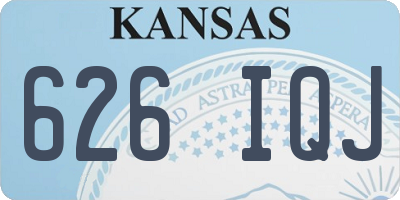 KS license plate 626IQJ