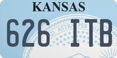KS license plate 626ITB