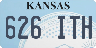 KS license plate 626ITH