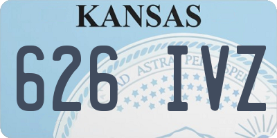 KS license plate 626IVZ