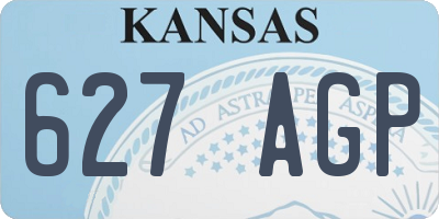 KS license plate 627AGP
