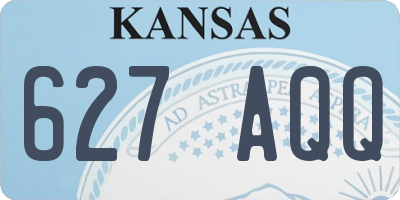KS license plate 627AQQ
