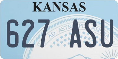 KS license plate 627ASU