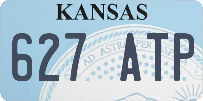 KS license plate 627ATP