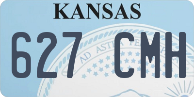 KS license plate 627CMH