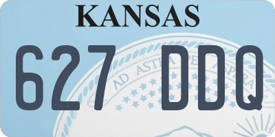 KS license plate 627DDQ