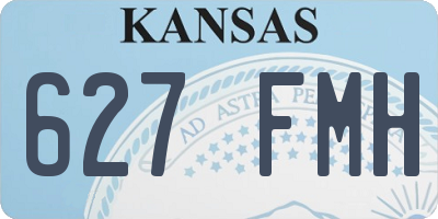 KS license plate 627FMH