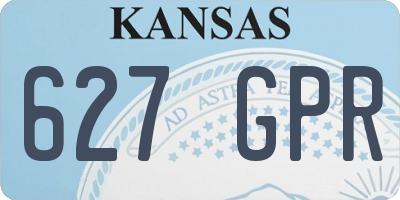 KS license plate 627GPR