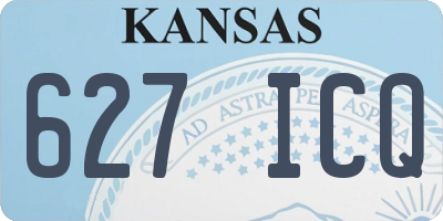 KS license plate 627ICQ