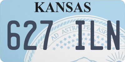KS license plate 627ILN