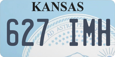 KS license plate 627IMH