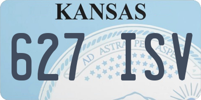 KS license plate 627ISV