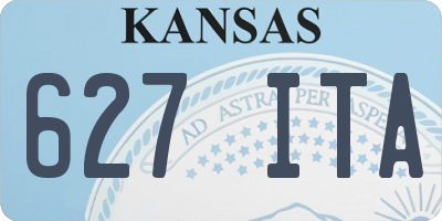 KS license plate 627ITA