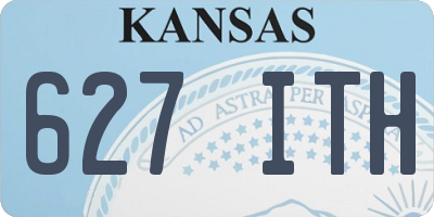 KS license plate 627ITH