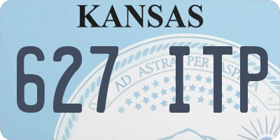 KS license plate 627ITP