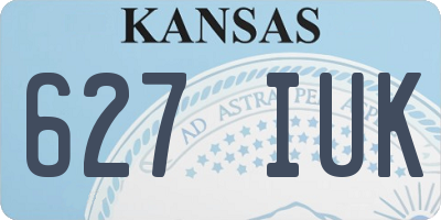 KS license plate 627IUK