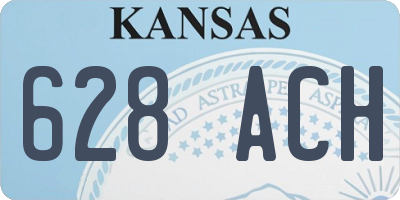 KS license plate 628ACH