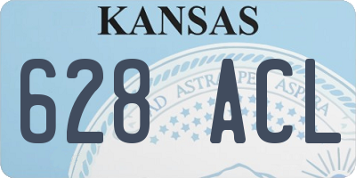 KS license plate 628ACL