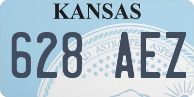 KS license plate 628AEZ