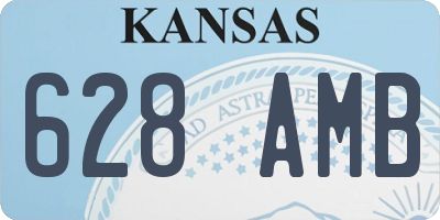 KS license plate 628AMB