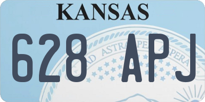 KS license plate 628APJ