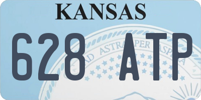 KS license plate 628ATP
