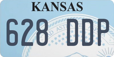 KS license plate 628DDP