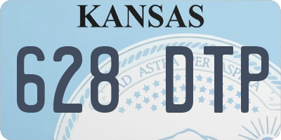 KS license plate 628DTP