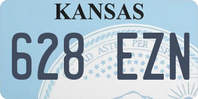 KS license plate 628EZN