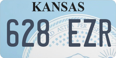 KS license plate 628EZR