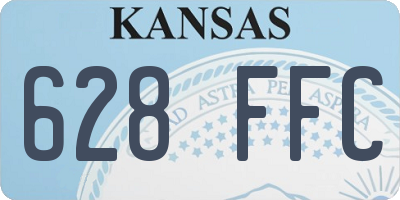 KS license plate 628FFC