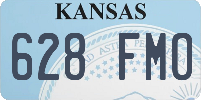 KS license plate 628FMO
