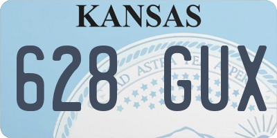 KS license plate 628GUX