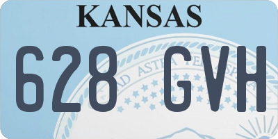 KS license plate 628GVH
