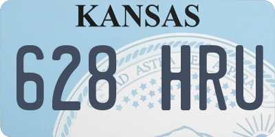 KS license plate 628HRU