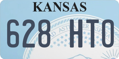 KS license plate 628HTO