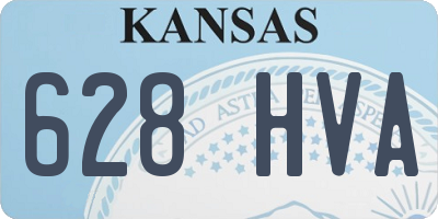 KS license plate 628HVA