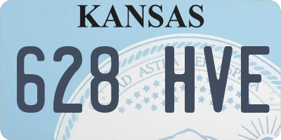 KS license plate 628HVE