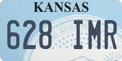 KS license plate 628IMR