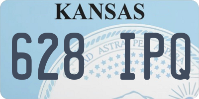 KS license plate 628IPQ