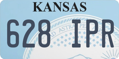 KS license plate 628IPR