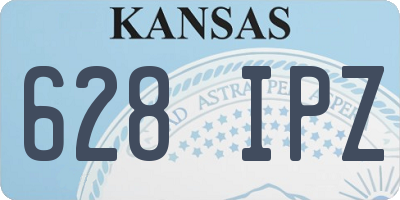 KS license plate 628IPZ