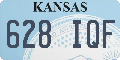 KS license plate 628IQF